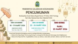 PENGUMUMAN LIBUR HARI RAYA NYEPI DAN HARI RAYA IDUL FITRI
